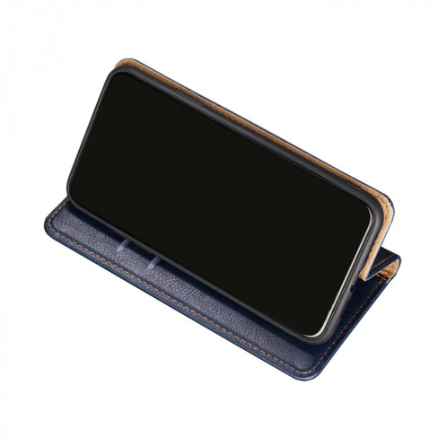 PU + TPU Huile Gloss Couleur Solide Horizontal Horizontal Horizon Heat Coating avec porte-carte et portefeuille pour iPhone 13 PRO (Brown) SH502E731-07