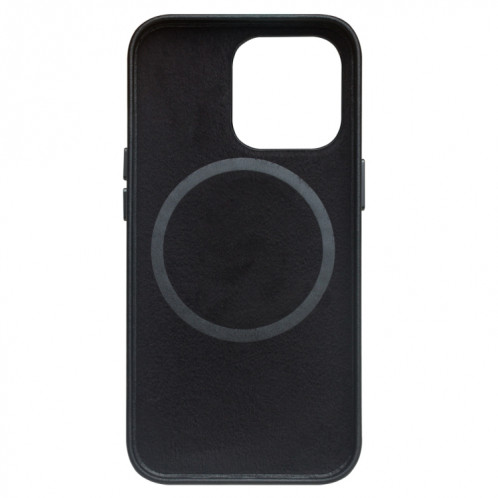 QIALINO NAPPA COWHIDE MAGSafe Cas de protection magnétique pour iPhone 13 Pro (Noir) SQ503A856-05