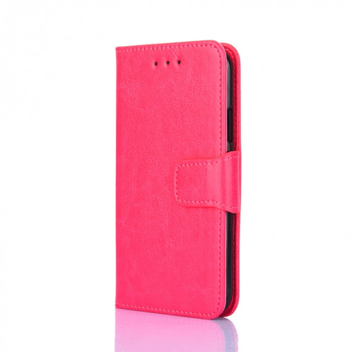 Texture cristalline Horizontale Flip Cuir Case avec support & Card Slots & Portefeuille pour iPhone 13 Pro Max (Rose Rose) SH504D1189-07