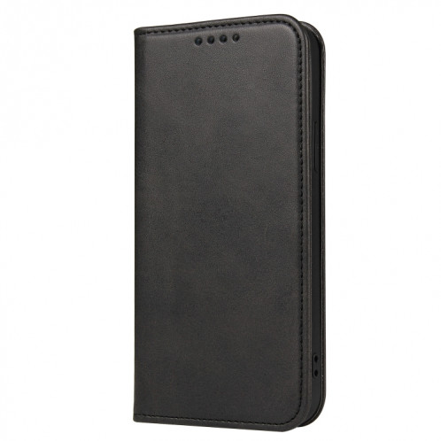 Cas de texture mollet Horizontal Horizontal Horizons avec porte-cartes et portefeuille pour iPhone 13 Pro (Noir) SH203A1237-08