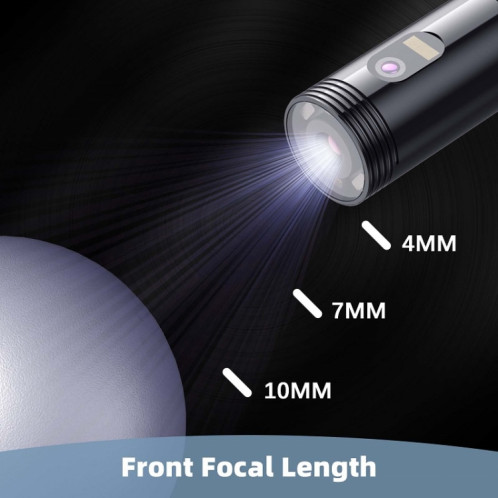 Y19 5,5 mm Endoscope de fil à main à la main à la main avec écran LCD couleur IPS de 4,3 pouces, longueur de câble: 5m (jaune) SH903A657-014