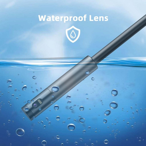 Y19 5,5 mm Endoscope de fil à main à la main à la main avec écran LCD couleur IPS de 4,3 pouces, longueur de câble: 5m (jaune) SH903A657-014