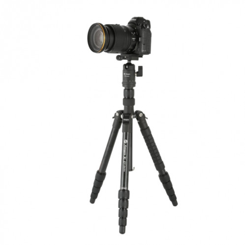 Trépied de caméra aluminium portable de Fotopro X-Go Gecko e avec une tête de boule à double action SF05601232-04