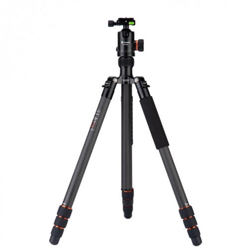 Trépied de caméra en fibre de carbone pliable de Fotopro X-Go Max E avec une tête de boule à double action SF08051195-05