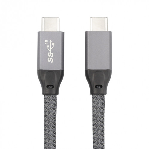 100W USB-C / TYPE-C Homme à USB-C / Type-C Câble de données Full-Fonction masculin avec marque électronique, longueur de câble: 2M SH26041385-07