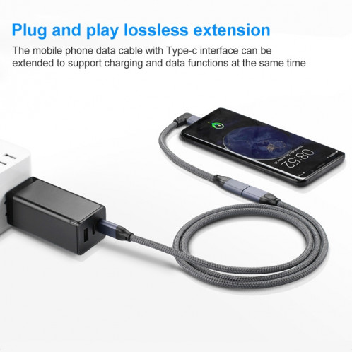 Couche de coude USB-C / C / C / C / C / C / Câble d'extension de données de la fonction de fonction USB-C / C / C / C / C / C / Câble Longueur: 0,2 m SH6601384-07