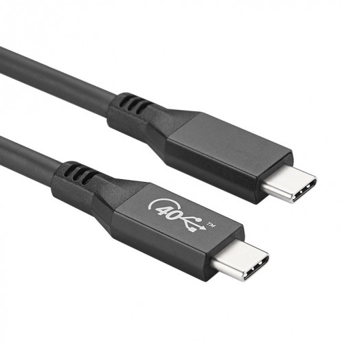 100W USB-C / TYPE-C 4.0 Câble de données de la fonction USB-C / C / C 4.0 pour Thunderbolt 3, Longueur du câble: 0.8m SH6902212-07