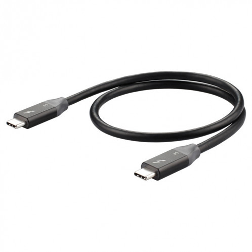 100W USB-C / TYPE-C 4,0 Homme à USB-C / TYPE-C 4.0 Câble de données de la fonction de fonction à deux couleurs mâle pour Thunderbolt 3, Longueur du câble: 0.95m SH72031871-07