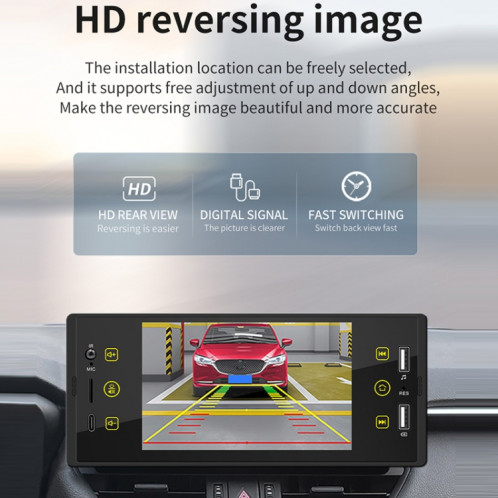 SW150 5 pouces HD écran tactile double usb voiture mp5 lecteur bluetooth inversant carte vidéo u disque radio SH12941134-011