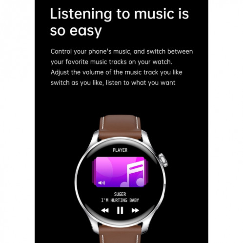 M103 1.35 pouce IPS Color Screen Smart Watch Smart Watch, Support Surveillance du sommeil / Surveillance de la fréquence cardiaque / Call Bluetooth / Playback, Style: Strap Silicone (Noir) SH701A635-010