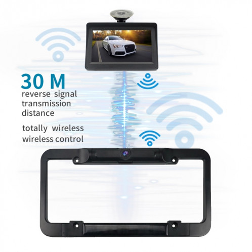 VOITURE PZ620-W 4,3 pouces Digital USA Cadre Solaire Wireless Inverser Image SH17321766-07