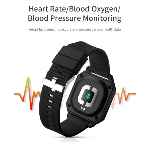 F8 0.96 pouces TFT Screen Screen Life Smart Watch, Support Surveillance du sommeil / Surveillance de la fréquence cardiaque / Surveillance de la pression artérielle / Rappel d'impulsions (jaune) SH401B1763-09