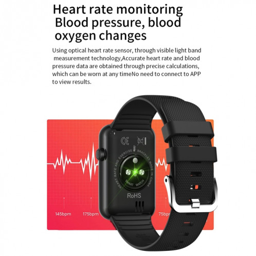 HT5 1.57 pouces IPS Touch Smreat IP68 Smart Watch Smart, Support Surveillance du sommeil / Surveillance de la fréquence cardiaque / Surveillance de la température corporelle / Call Bluetooth (rose) SH501A454-08