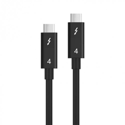 Câble de transmission multifonction masculin USB-C / type C / C / C / C / C / C / C / C / Thunderbolt 4, Longueur du câble: 1M (Noir) SH103A1050-06