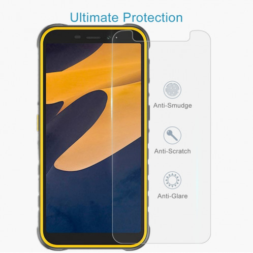 Pour Ulefone Armor x8i 50 pcs 0.26mm film de verre trempé 9H 2.5D SH58051045-07