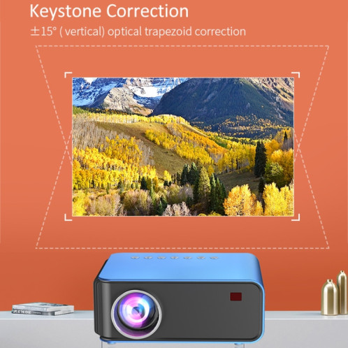 T4même écranVersion1024x6001200LumensPortableHome CinémaProjecteurLCD,Type de fiche: UKPlus (Bleu) SH603A1081-011