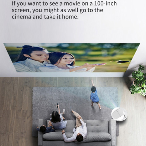 YG450 1280x720 1500 Lumens Portable Home Theater Led HD Projecteur HD, Type de prise: US Plug (Noir) SH501A886-07