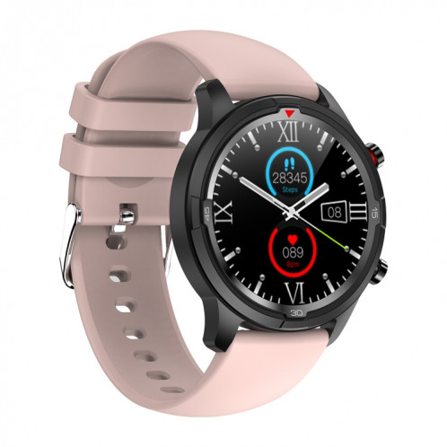 Tw26 1,28 pouce IPS Touch Screen Smart Watch Smart Watch, Support Surveillance du sommeil / Surveillance de la fréquence cardiaque / Mode Dual Call / Sang Oxygen Surveillance, Style: Bracelet en silicone (or rose) SH101C1102-010