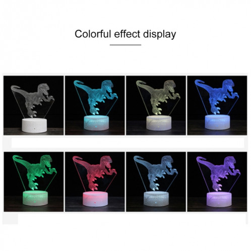 Lumière de nuit décorative colorée créative 3D de la base de fissure DW13 LED SH82131209-05