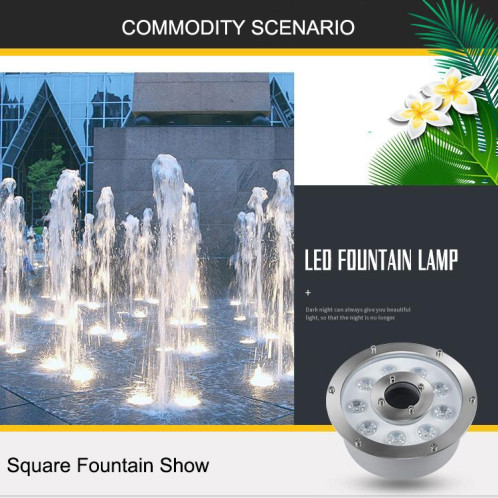 Anneau de paysage 12W LED en alliage d'aluminium pour fontaine sous-marine SH803A1230-07