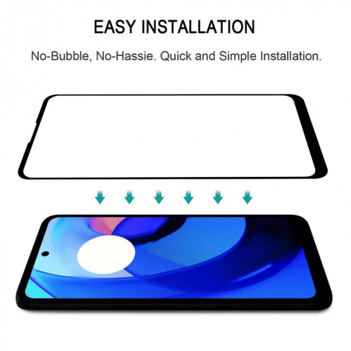 25 PCS Plein Glue Cover Screen Protector Film de verre trempé pour Motorola Moto E30 SH4504615-07