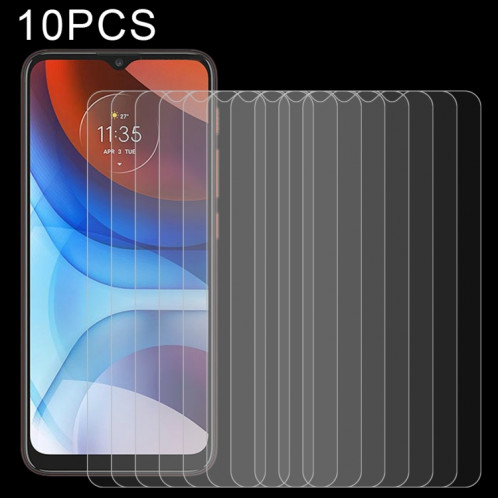 10 pcs 0.26mm 9h 2.5d film de verre trempé pour Motorola Moto E7i Power SH70011442-08