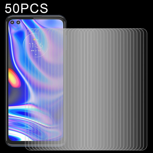 50 pcs 0.26mm 9h 2.5d film de verre trempé pour Motorola One 5G UW SH95051045-07