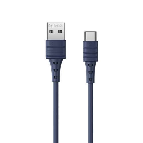 Remax RC-179A 2.4A Type-C / USB-C Haute Câble de données de chargement rapide de la TPE-C / USB-C, longueur: 1m (bleu) SR901B1057-08