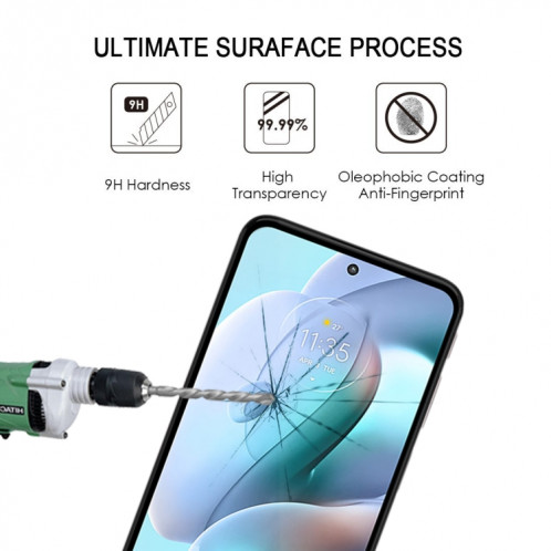 PRODUIT DE COUVERTURE DE CLEVER PROTECTEUR DE COUVERTURE PRODUCTEUR DE VERRE TRENDUE POUR MOTOROLA MOTO G41 SH32031225-08