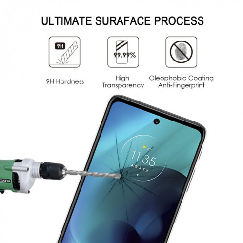 25 PCS PRODUCTION CLOSE CLOSE CLOSE PROTECTEUR DE PRODUCTEUR DE VERRE TRENDUE POUR MOTOROLA MOTO G51 5G SH3304408-07