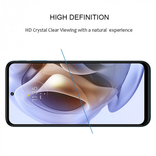 Film de verre trempé de protection d'écran de couverture de colle complète de 25 pièces pour Motorola Moto G31 / Moto G53 / Moto G53 Inde SH3305409-07
