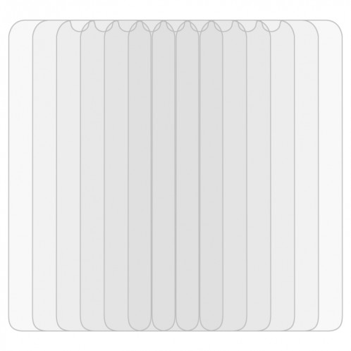 10 PCS 0.26mm 9h 2.5D Film de verre trempé pour Motorola Moto P40 Play SH5637803-08