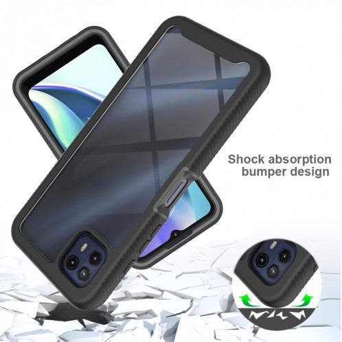 Pour Motorola Moto G50 5G Starry Sky School Color Series Coque PC + TPU (Noir) SH204A226-07