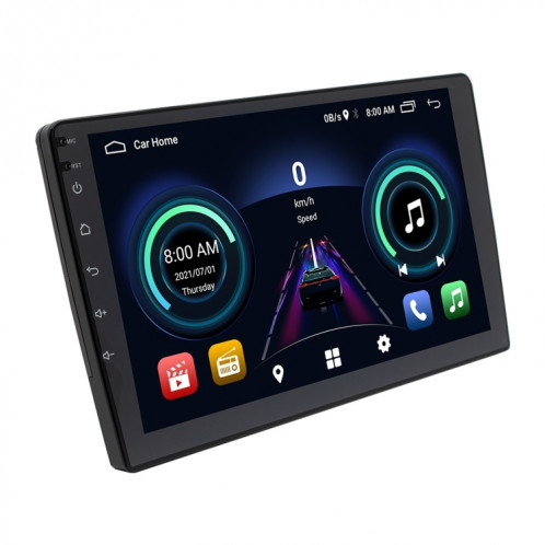 S-9101 10,1 pouces HD Screen Voyage Android Joueur GPS Navigation Bluetooth Touch Radio, Miroir de support Link & FM & WiFi et contrôle du volant, Style: Version standard + DAB SH29051650-011