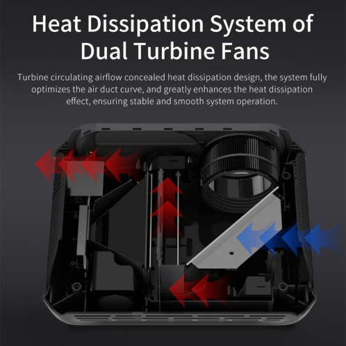 T7 1920x1080P 200 ANSI Portable Home Theater Led HD Digital Projecteur, version de base, Plug UK (Noir) SH002A845-016