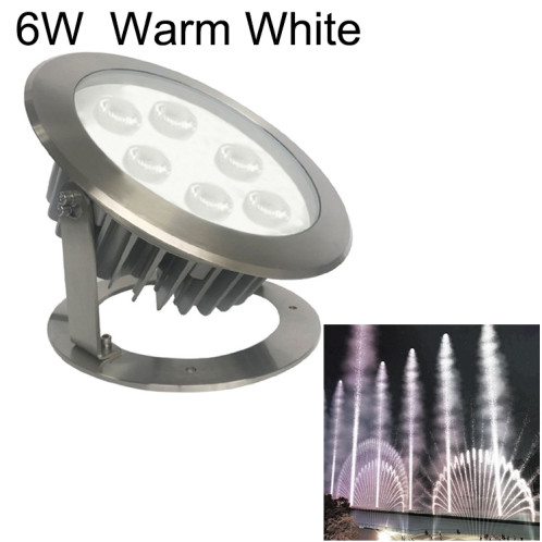 6W Square Park Landscape LED Lumière sous-marine pour piscine (lumière blanche chaude) SH001A1080-08
