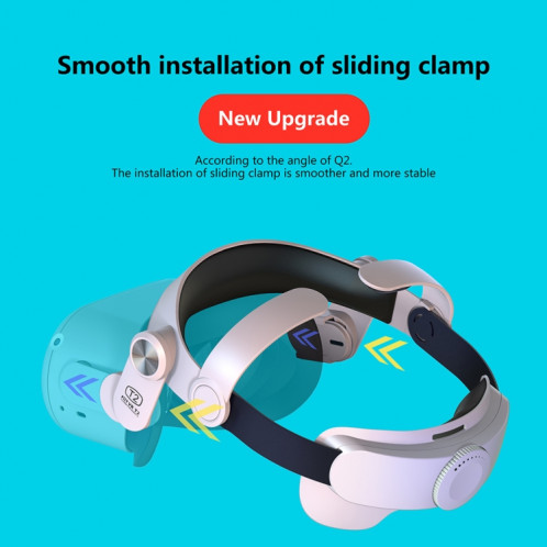 FIITVR T2 Réglable Bandeau de tête de casque VR pour Oculus Q2 SH34011811-09