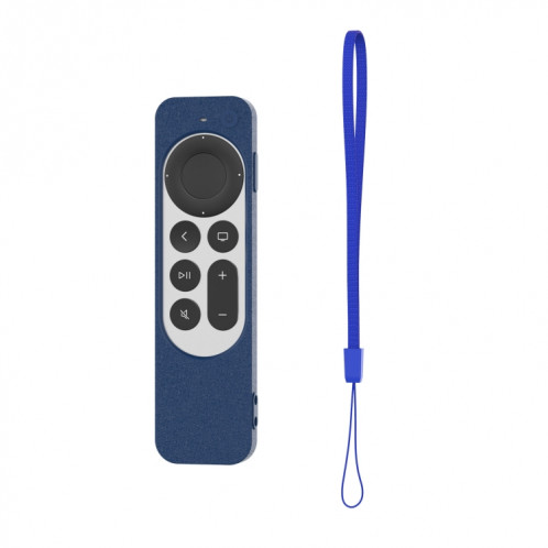 Couvercle de boîtier de protection en silicone pour la télécommande de Siri 4K 4K Apple TV 4K (Bleu) SH901D1982-05
