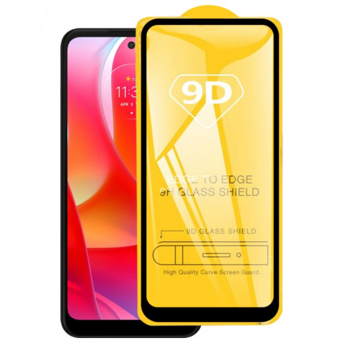 9d Film en verre trempé de l'écran complet pour Motorola Moto E30 / E40 / G22 SH42041058-08
