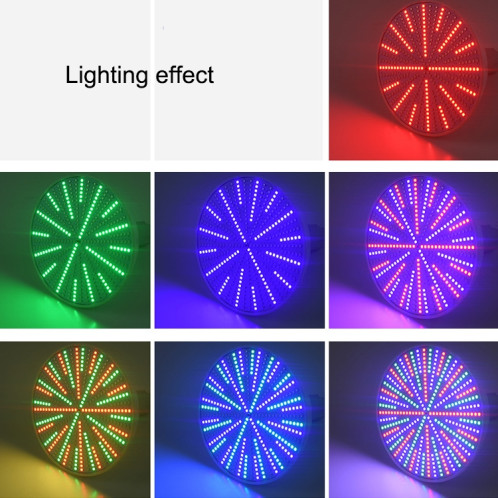 Ampoule de piscine à LED en plastique ABS, lumière sous-marine, couleur de la lumière: lumière colorée (25W) SH703A1711-010