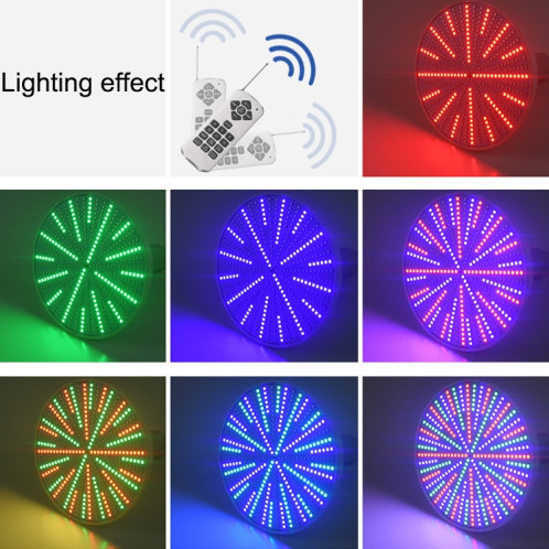 Lumière sous-marine d'ampoule de piscine à LED en plastique ABS, couleur de la lumière: télécommande colorée +18 boutons (45W) SH705C69-011