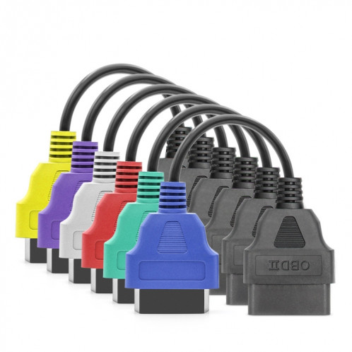 Bundle de câble d'adaptateur de numérisation en écu OBD 6 couleurs pour FIAT SH3625210-04