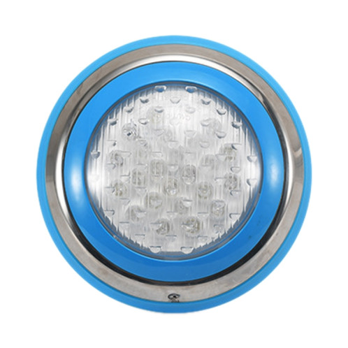 Lumière sous-marine de paysage de lumière de piscine murale en acier inoxydable LED 24W (lumière colorée + télécommande) SH806A733-010