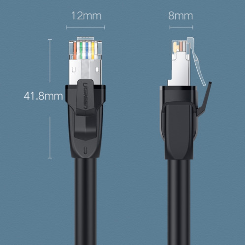 Câble LAN réseau Ethernet UGREEN CAT8, longueur : 3 m SU7004405-013