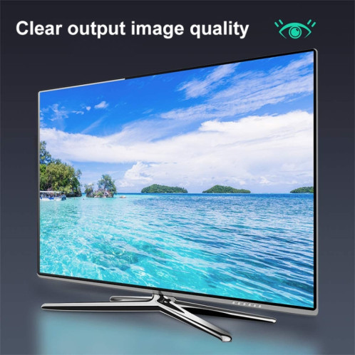 H114 3 en 1 mini HDMI To HDMI + VGA + 3.5 Câble de convertisseur audio (noir) SH201A206-06