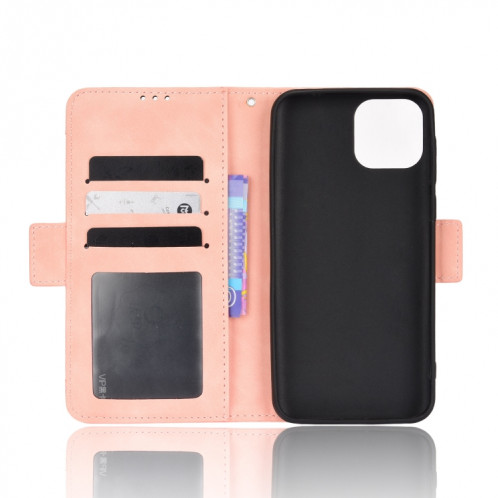 Pour Ulefone NOTE 6 / NOTE 6P PEAU SHAKE Sentez-vous Cas de téléphone en cuir de veau (rose) SH010A884-07
