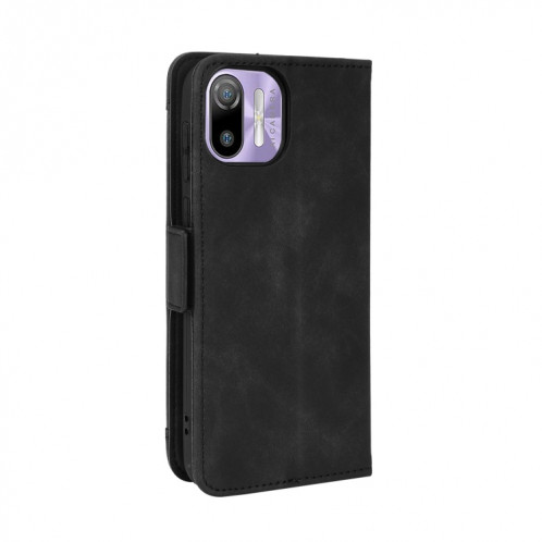Pour Ulefone NOTE 6 / NOTE 6P Peau Senteuse Cas de téléphone Coffre Cuir (Noir) SH010B1450-07