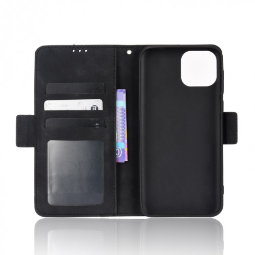 Pour Ulefone NOTE 6 / NOTE 6P Peau Senteuse Cas de téléphone Coffre Cuir (Noir) SH010B1450-07