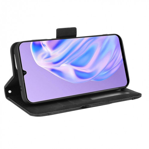 Pour Ulefone NOTE 6 / NOTE 6P Peau Senteuse Cas de téléphone Coffre Cuir (Noir) SH010B1450-07