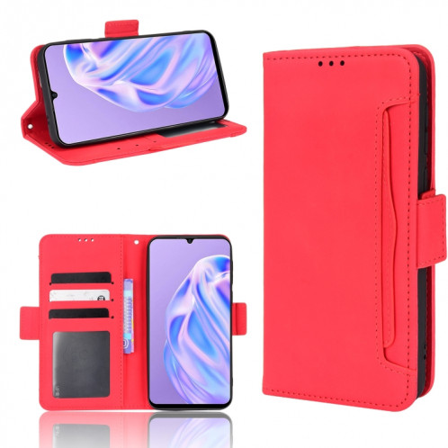 Pour Ulefone NOTE 6 / NOTE 6P PEAU SHAKE Sentez-vous Cas de téléphone en cuir de veau (rouge) SH010C167-07